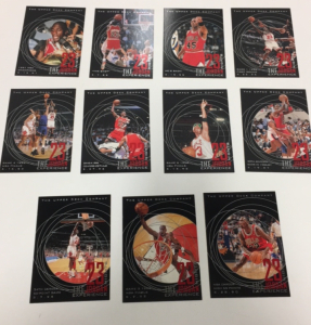 (11) Upper Deck The Jordan Experience “23 Nights” Michael Jordan Oversized Cards