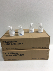 (2) Boxes Of Hand Sanitizer