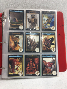 Binder Full Of Dungeons & Dragons Cards, Super Hero’s & Villians Cards