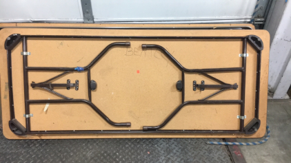 Wooden Folding Table 72&rdquo;x30&rdquo;