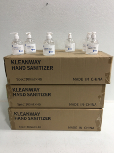 (3) Boxes Of Hand Sanitizer