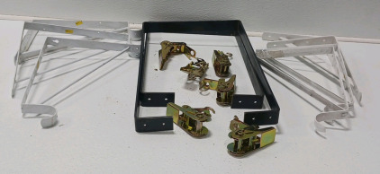 Shelve Bracketts, Strap Wrachets And (2) Metal Legs