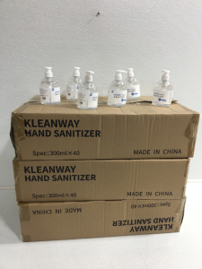 (3) Boxes Of Hand Sanitizer