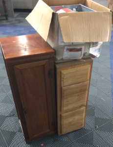 (2) Storage Storage Cabinets - Bathroom Exhaust Fan