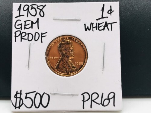 1958 PR69 Gem Proof Wheat Penny