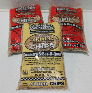 (3) Bags All Natural Wood Chips