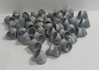 &frac12;" Elbow PVC Pipes