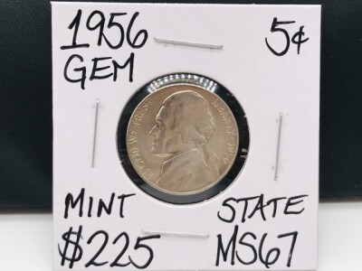 1956 MS67 Mint State Vintage Nickel
