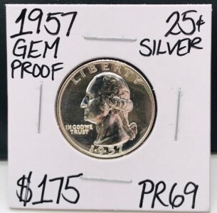 1957 PR69 Gem Proof Silver Quarter
