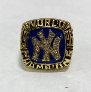 1996 New York Yankees Word Series Championship Ring Named To Derek Jeter