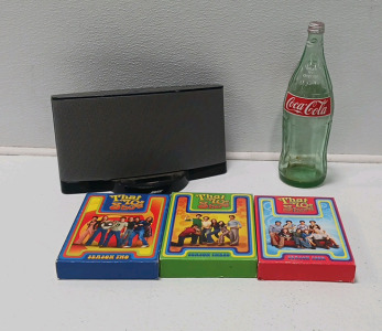 Bose Sound Dock, (3) Seasons "That 70's Show' And Coca-Cola Bottle