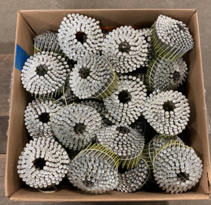 Large Lot of Senco Galvanized Conical Wire Wound Nails