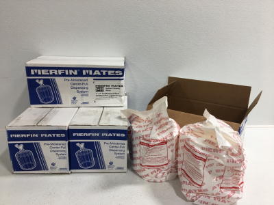 (4) Boxes Of Pre-Moistened Center-Pull Dispensing Wipes