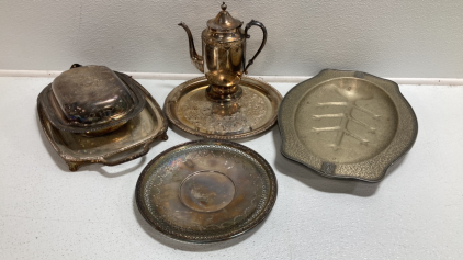 (6) Silver Serviceware