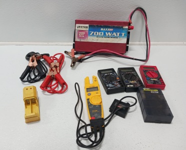 Vector Power Inverter, Digital Multimes, Battery Chargers And Electric Tester