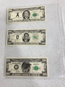 2002, 2003, 2004 President Bush Bills