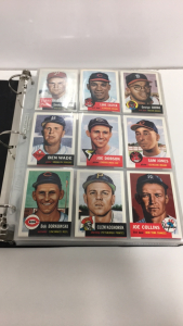 Large 3-Ring Binder Of Baseball And Basketball Cards (200+) Cards