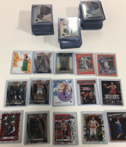 (100) Various Basketball Cards In Protective Cases Lots Of Stars And Rookies