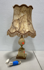 Vintage Light Brown Table Lamp