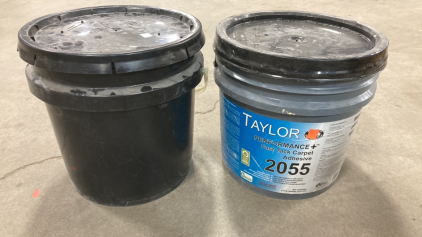 (2) Taylor Fast Tack Carpet Adhesive 4 Gal