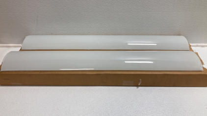 (12) Bathroom Lighting Curved Glass
