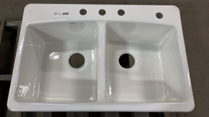 Kohler Double Cast Iron Enameled Sink