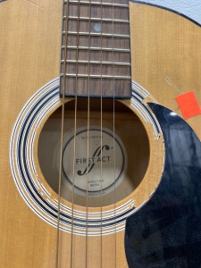 (1) Light Brown First Act Children Guitar