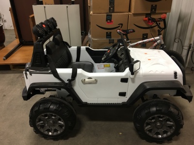 (1) Jeep Power Wheels (1) 16inch Kids Bike