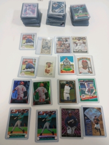 (100) Various Baseball Cards In Protective Cases