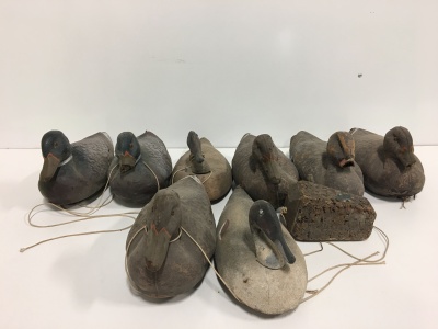 (8) Vintage Duck Decoys