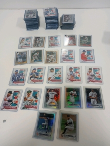 (100) Various Baseball Cards In Protective Cases