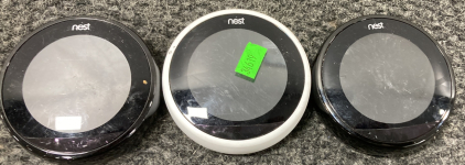 (3) Nest Learning Thermostat