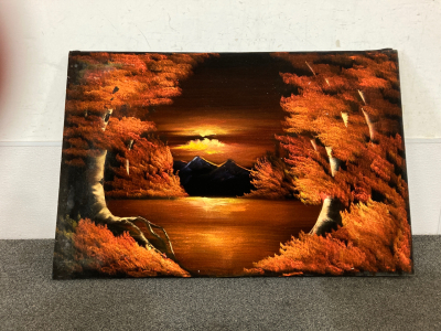 Hand Painted Art Piece