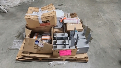 Large Assortment Of Construction Hardware & Supplies