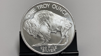 One Troy OZ. 999 Fine Silver Round - Verified Authentic