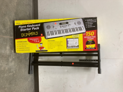 Piano Keyboard Starter Pack & Keyboard Stand