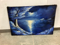 Large Hand Painted Art Piece