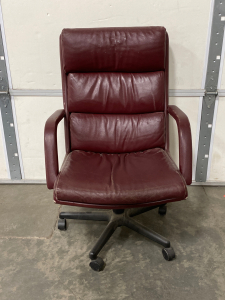 Red Rolling Office Chair