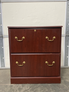2 Drawer Locking Filing Cabinet Please Inspect No Key