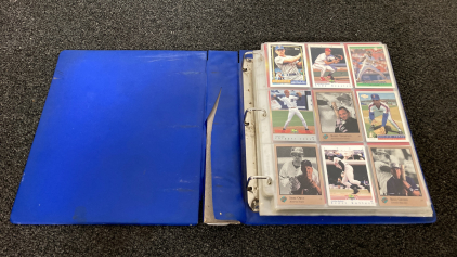 Binder Of Baseball Cards