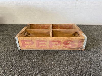 Vintage Pepsi- Cola Wooden Crate from Twin Falls, ID