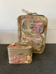 (2) Piece Rolling Luggage Set