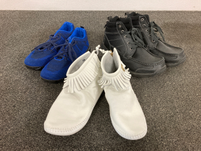 (3) Pairs Of Shoes