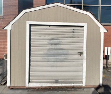 10x12 Outdoor Shed w/6 ft. Rollup door