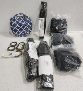 (3) Garden Hoses, (3) Butterfly Habitats, Collapsible Tote, Tape