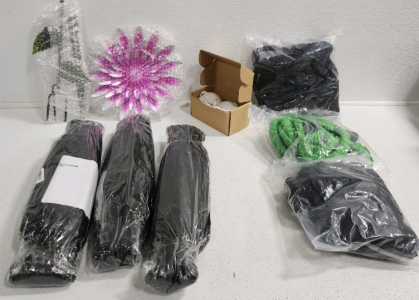 (3) Butterfly Habitats, (3) Garden Hoses, Decorative Garden States, Floating Pool Lights