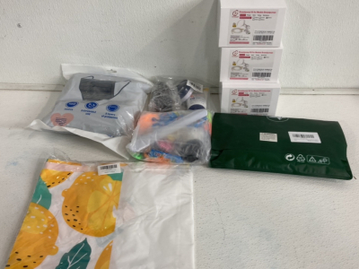 Table Cloth, Pillow Covers, Breastpump Kit, Masks