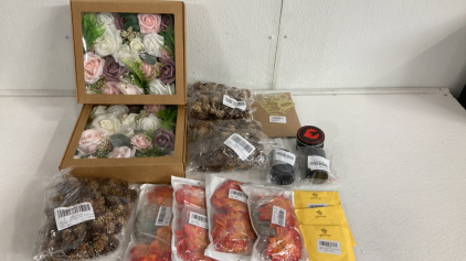 Acorns, Fake Flower, Fall LED Lights, Cake Toppers