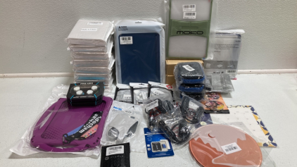 Various Tablet Cases, Car Lighters, Smartwatch Charge Cables, Mouse Pads, Memory Card and more
