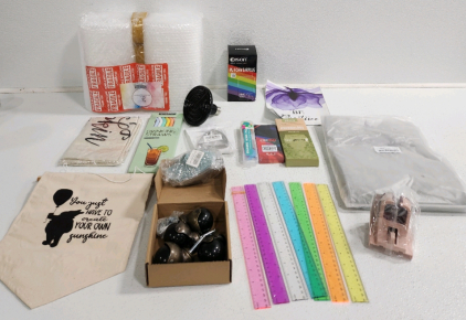 Packing Materials, Earplugs, Heat Emitter Bulb, Furniture Caster Wheels, Rulers, Lunch Bag And More